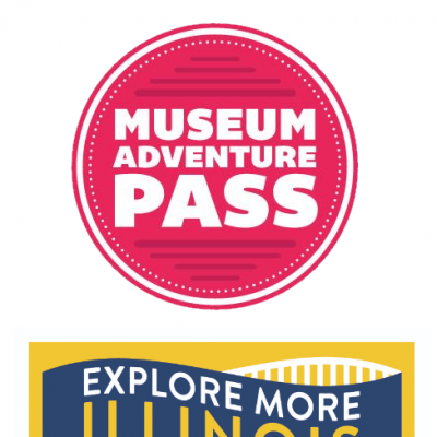 Museum Adventure Pass & Explore More Illinois logos