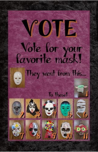 Halloween Mask Contest Winner!