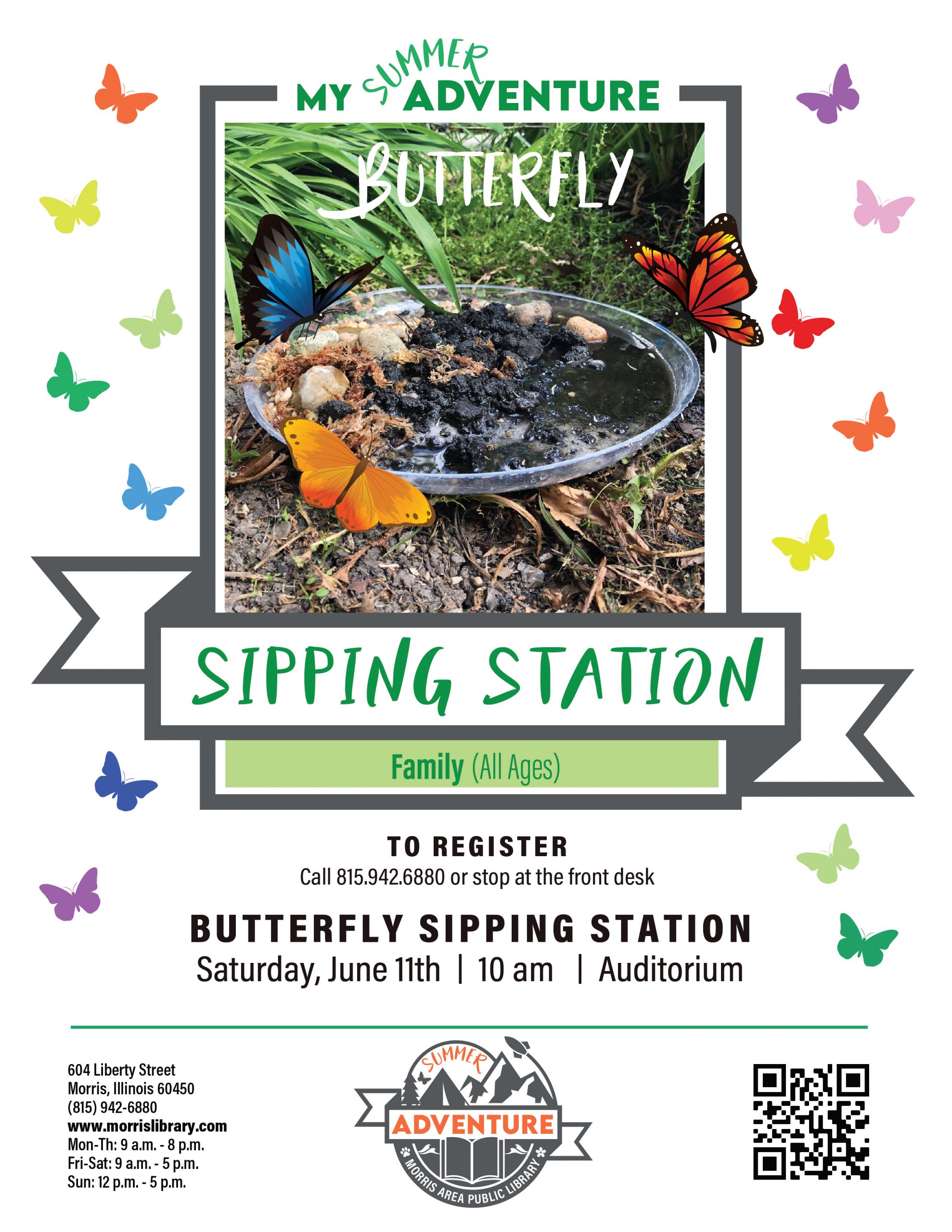 Butterfly Sipping station