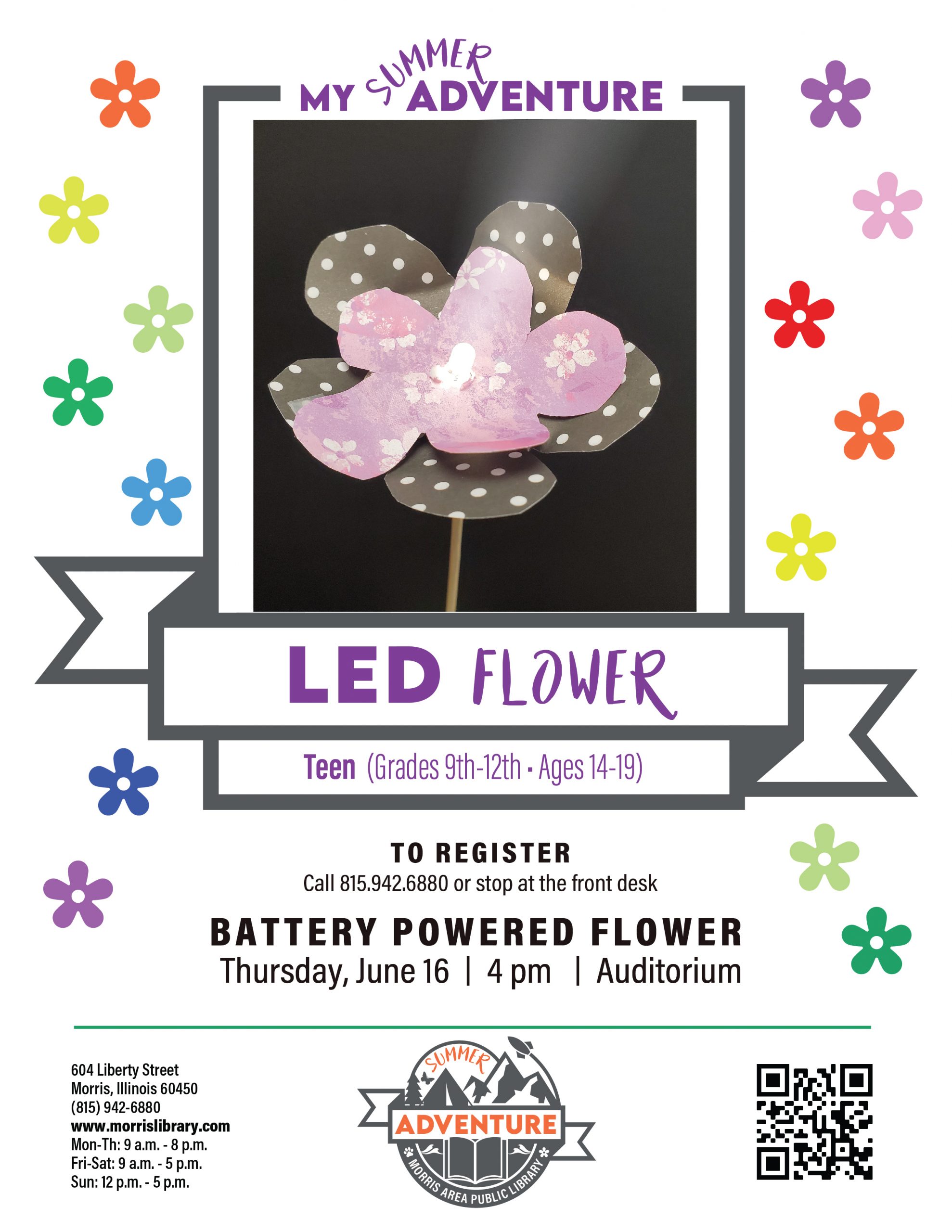 LED Flower Craft