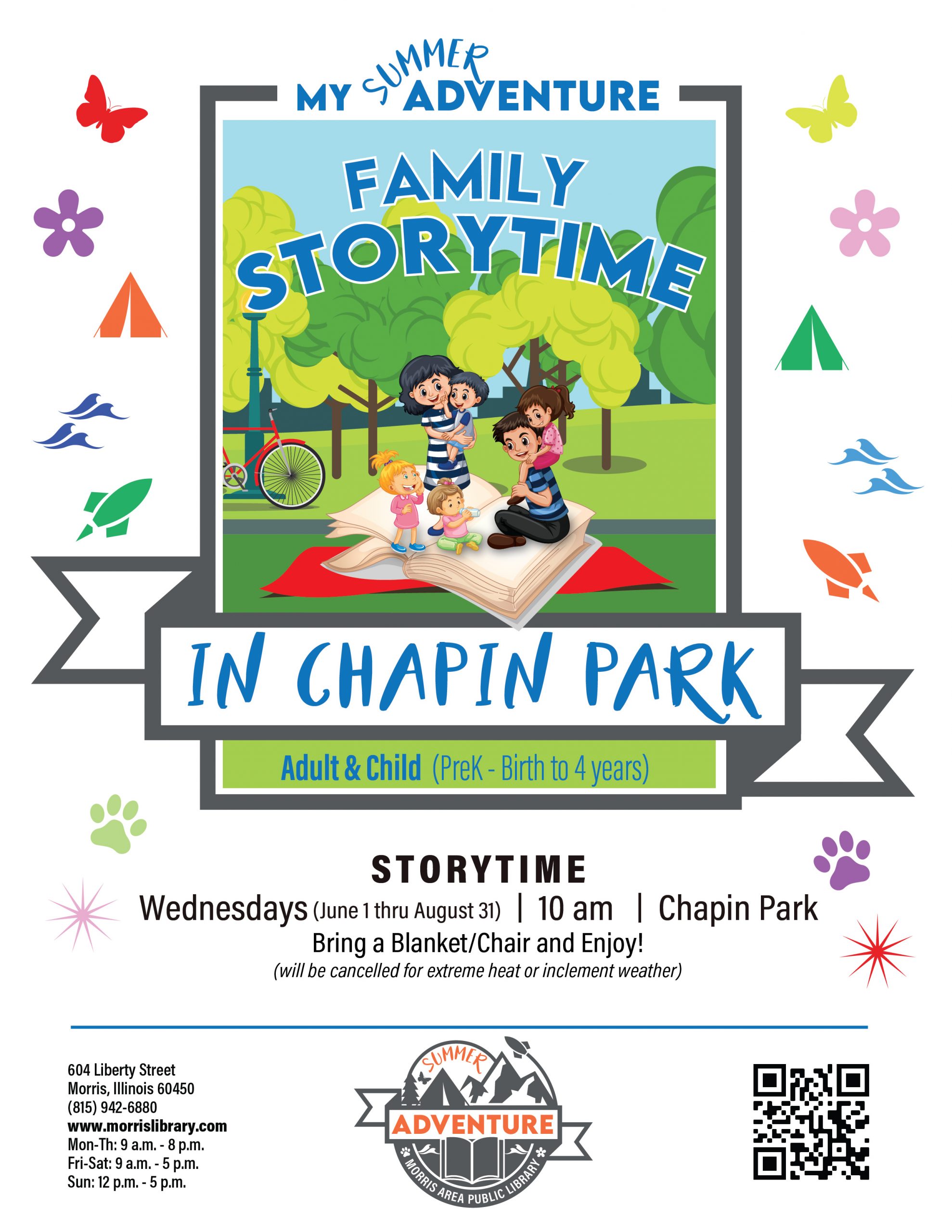 Family Storytime in Chapin Park