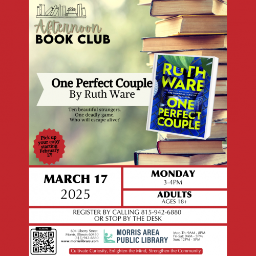 Afternoon Book Club – March 17, 2025 – One Perfect Couple