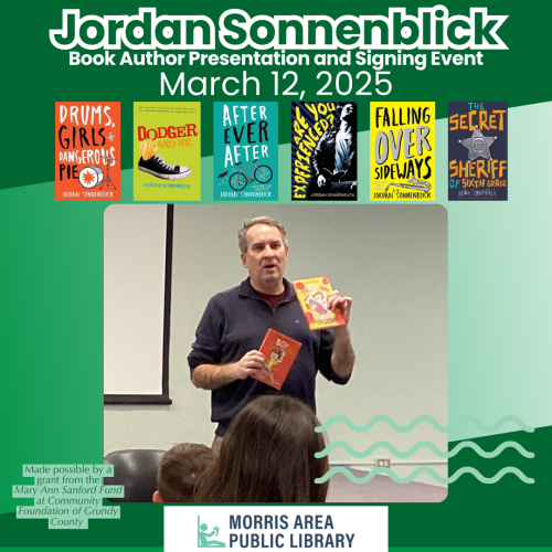 Author Jordan Sonnenblick – March 12, 2025