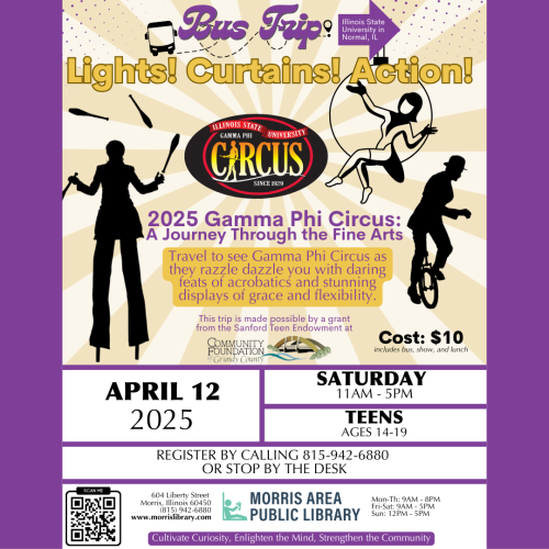 Teen Bus Trip – Gamma Phi Circus – April 12, 2025