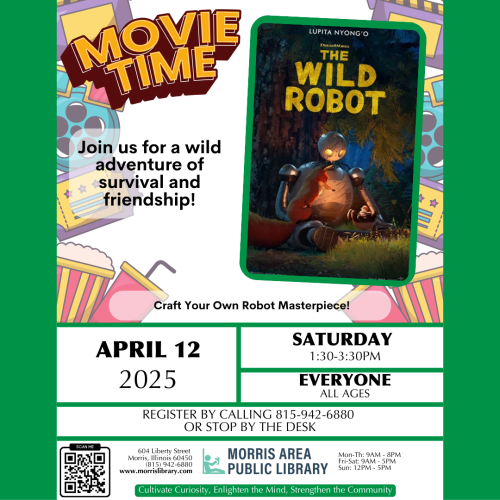 Movie Time – April 12, 2025 – The Wild Robot (2024)