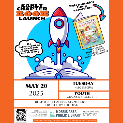 Early Chapter Book Launch – May 20, 2025 – The Unlucky Lottery Winners of Classroom 13