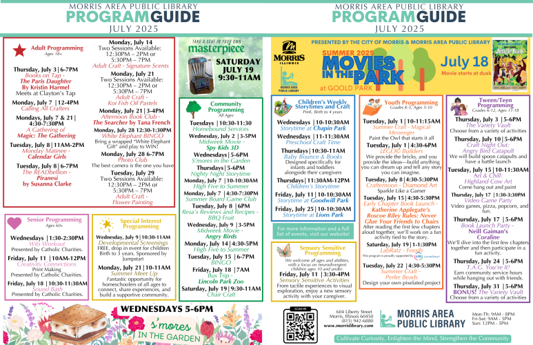 Program Guide – July 2025