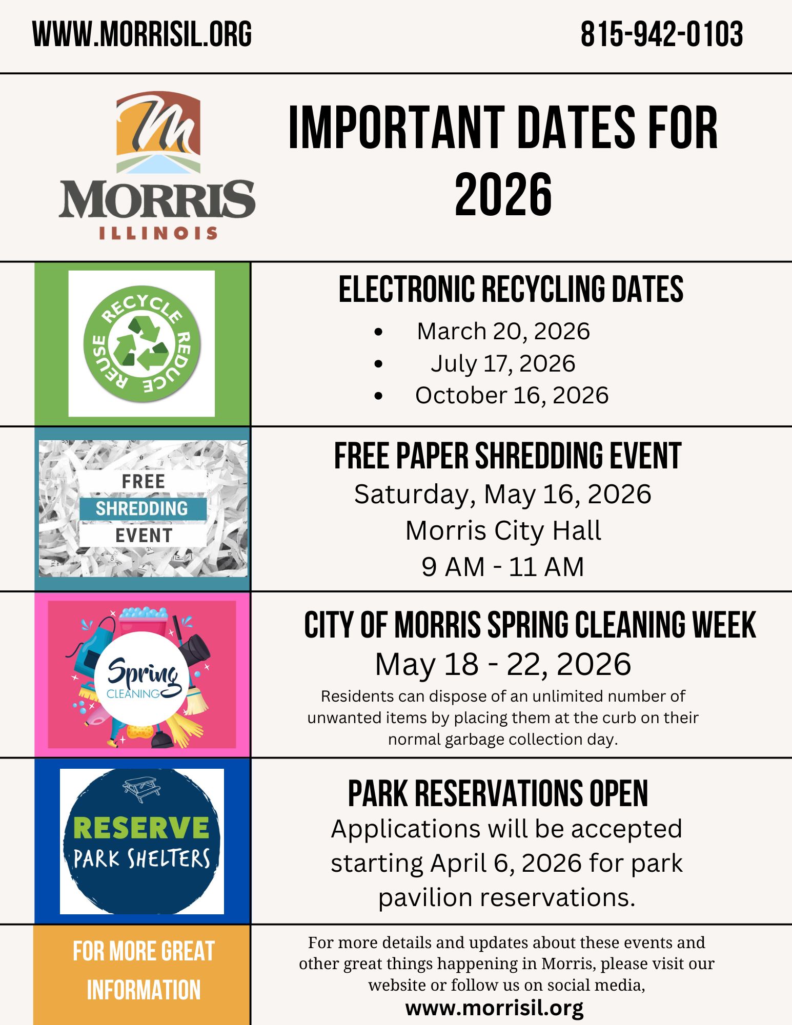 You are currently viewing Important Dates for 2026